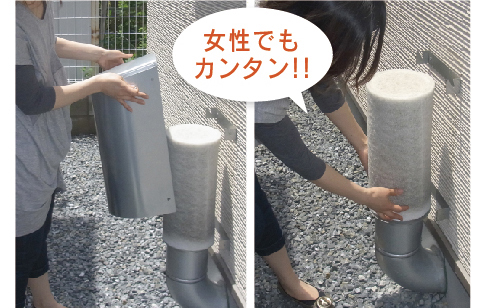 女性でもカンタン