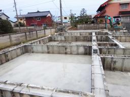 基礎工事－型枠